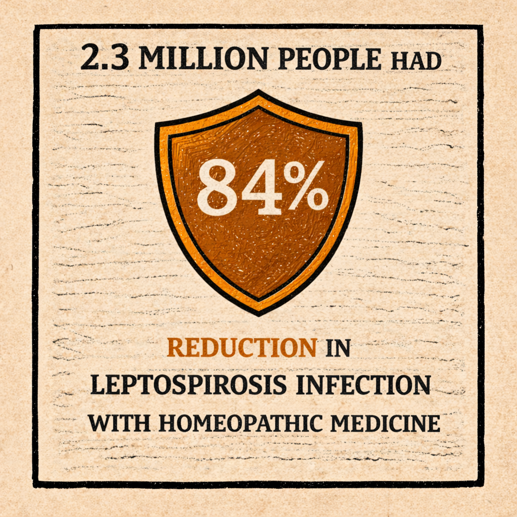 84% reduction in leptospirosis 84% reduction in leptospirosis
