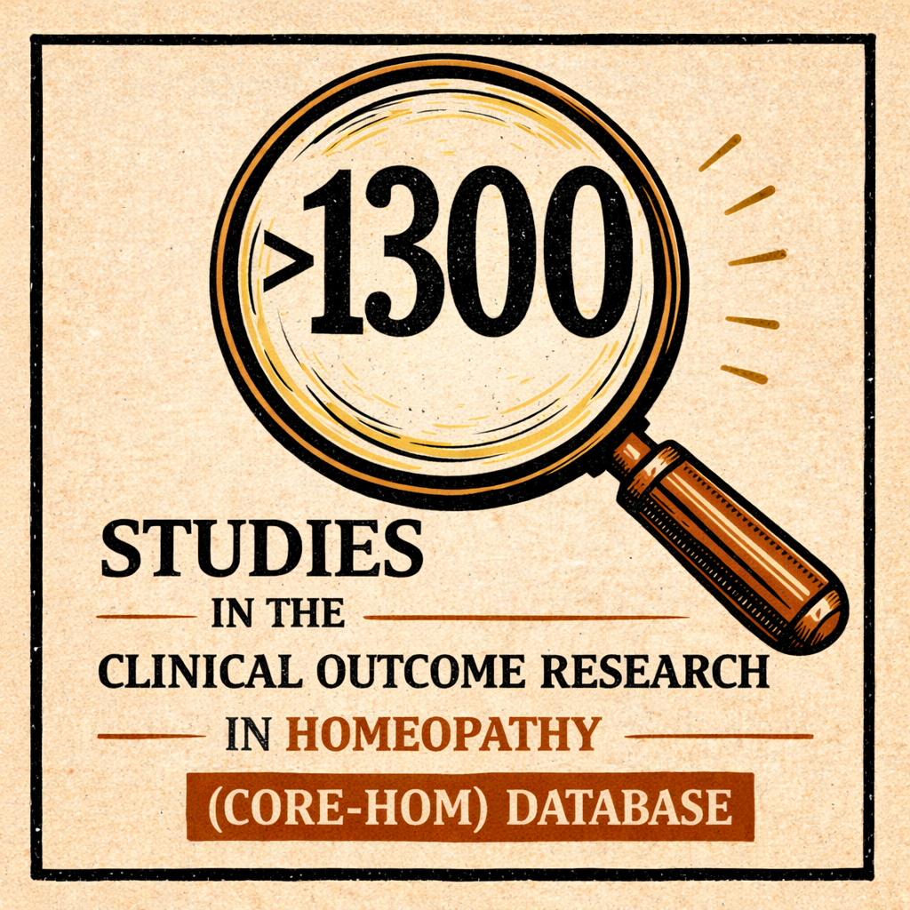 1300 studies catalogued in the CORE-Hom 1300 studies catalogued in the CORE-Hom