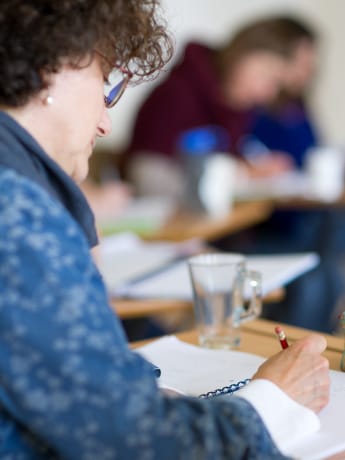 Homeopathy Student Bridget writing