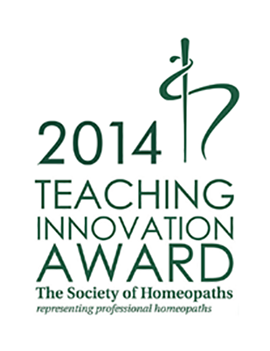 Society of Homeopaths - Teaching Awards 2014