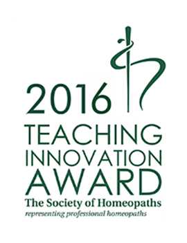Society of Homeopaths - Teaching Awards 2016