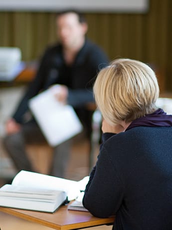Student and homeopathy teacher